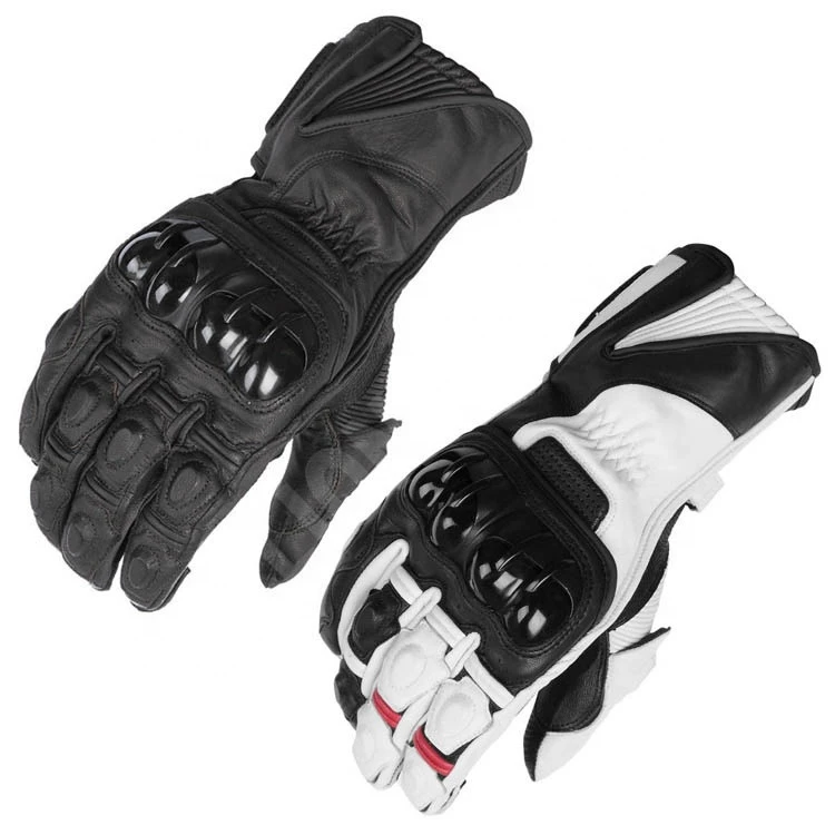 Excellent Quality Original Cowhide Leather Motorbike Racing Men&#x27;s Gloves for Safety Riding