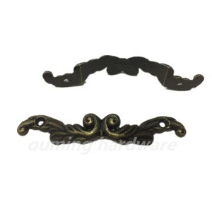 Excellent Value Box Handle Knobs Arch Tracery Bronze Tone 74x13mm Small Handle Furniture Hardware