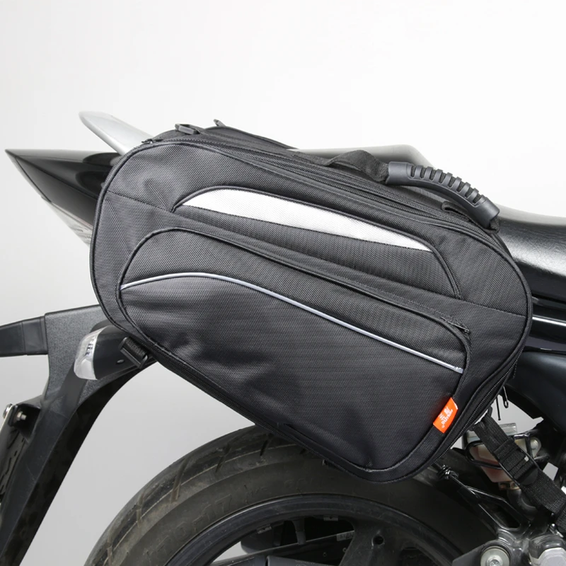 Expanding Motorbike Saddle Bags Motorcycle Pannier