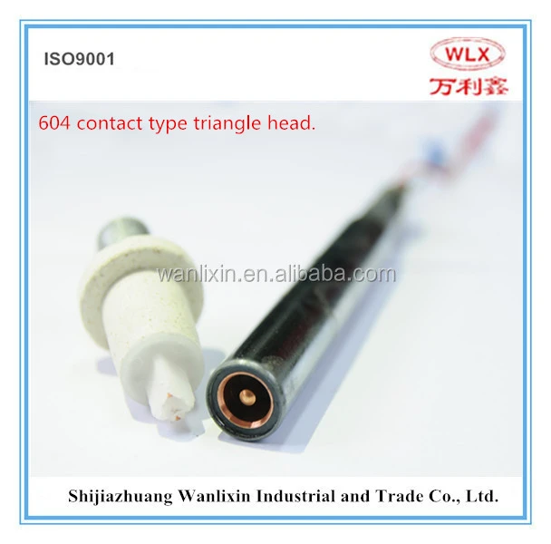 expendable thermocouple tip/head/probe/part (602/604,type S/B/R/W) for iron casting and steel making