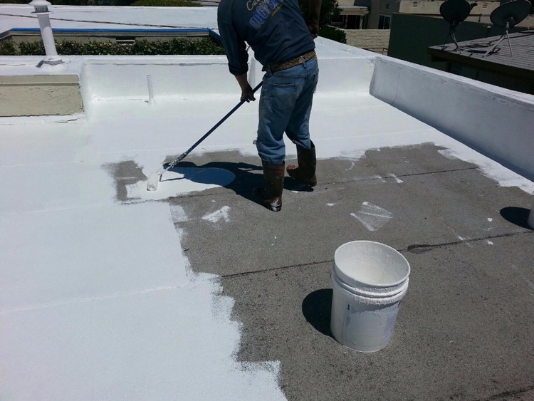exposure used roof waterproofing spray acrylic silicone rubber acrylic polymer waterproof coating Acrylic Waterproofing