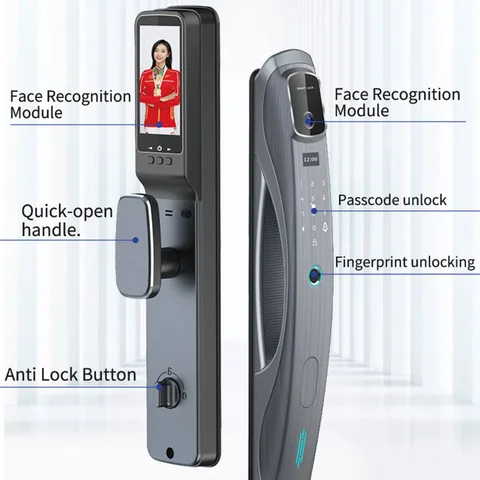 Computer Camera Lock Detection Buy Face Recognition Camera Smart Locks Full-automatic Fingerprint App ...
