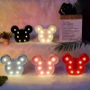 Factory cross-border e-commerce Mickey LED animal modeling lights Christmas Mouse stall night