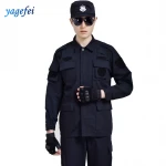 Factory custom tactical design security clothing long sleeve uniform