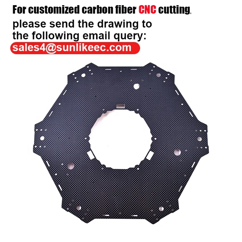 Factory customized CNC carbon fiber plates sheet board carbon fiber customize