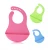 Import Factory Direct Sale Food Grade Silicone Cute Style Silicone Bibs Bandana Waterproof Baby Bib from China