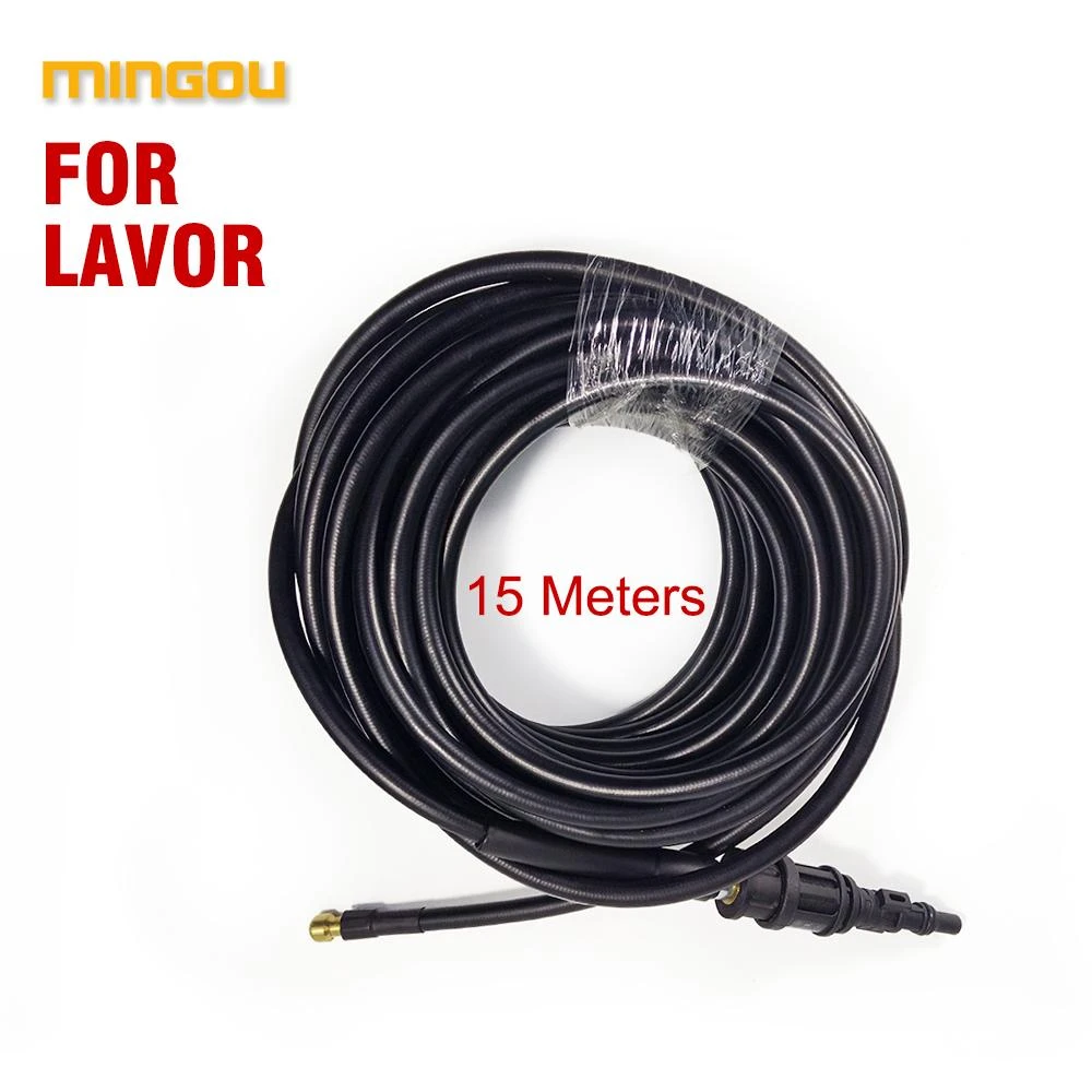factory high pressure 15 Meters Water Cleaning Hose Black Thermoplastic pvc pipe hose