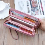 Factory high quality mk fashion card holder money wallet for women