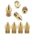 Import Factory High Quality MK8 3D Printing Brass Tip Nozzle Extruder 1.75mm 3.0mm MK8 Nozzle For 3D Printer Parts from China