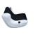 Import Factory Leisure PVC Flocking Inflatable Music Single Sofa Inflatable Speaker Chair S Shape Rocking Sofa from China