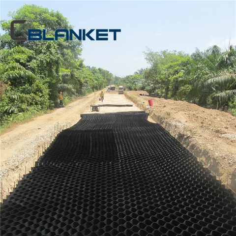 Factory Low Price Driveway Road Slope Protection HDPE Paving Plastic Gravel Stabilizer Geocell Manufacturer for Sale