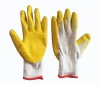 factory price 10 gauge 40g,45g raw white cotton work gloves with latex rubber