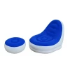 Factory Price Flocking PVC Inflatable Lounger Air Sofa Chaise Chair for Sale