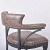 Import Factory price metal PU cushion soft seating hotel waiting waiting salon chair from China