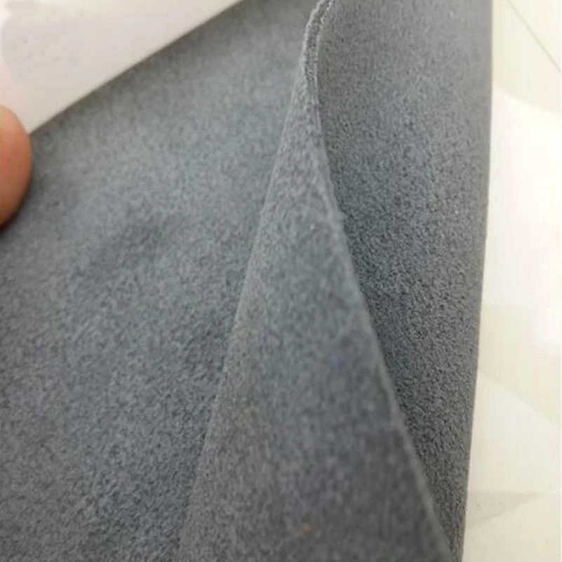 factory price nonwoven microfiber base synthetic leather for shoes upper