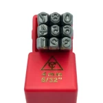 Factory price number punch tools 4mm steel number  punch set