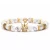 Import Factory RTS Trendy Micro Pave Cubic Zirconia Hecagon Crown Charm Bracelet Women Men Couple Stone Bead Bangles Wholesale Jewelry from China