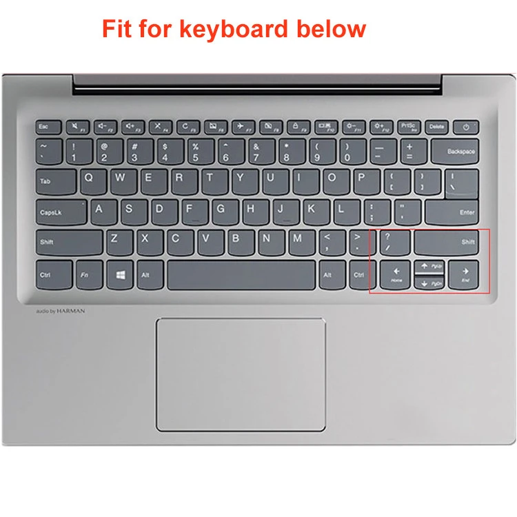 factory Stock design Custom Soft Silicone Keyboard skin for lenovo Yoga720 13.3&quot;