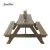 Import Factory Supplier Outdoor Furniture 100% Recycled Plastic Table Picnic Table from China
