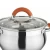Import Factory Supply European Market Elegant Style 16cm Stainless Steel Kitchen Casserole from China