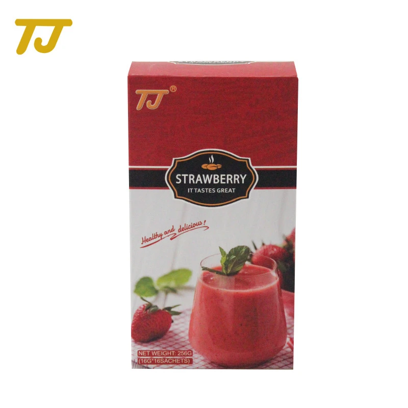 Factory Supply OEM Strawberry Fruity Flavor Soft Drink Powder