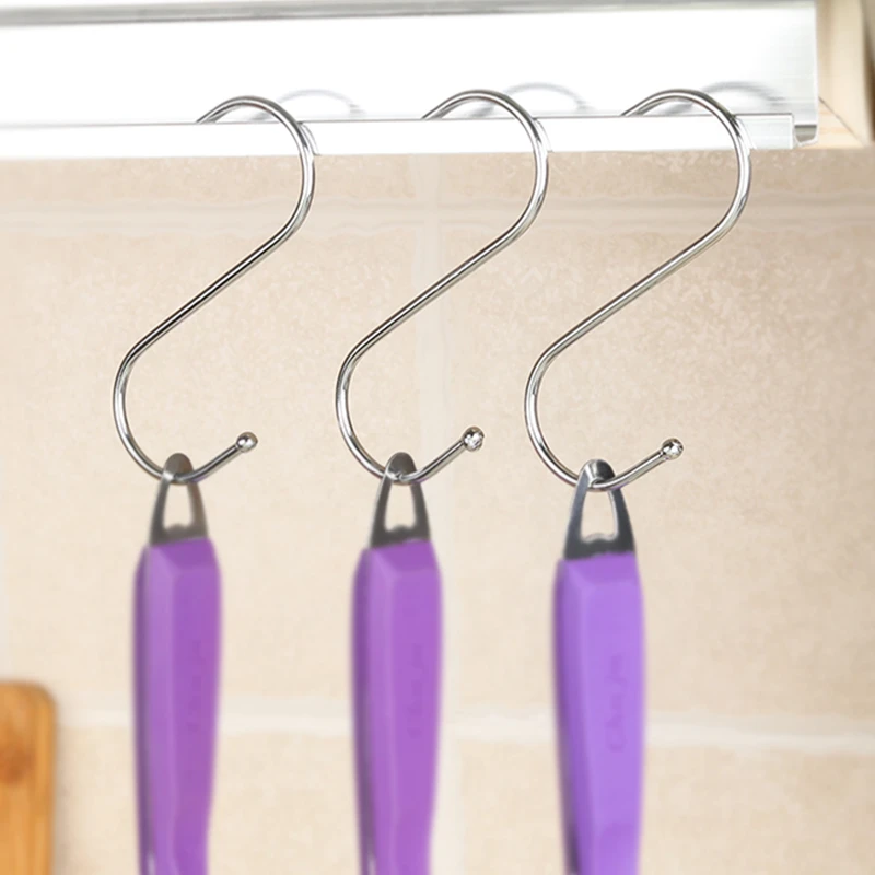 Factory wholesale metal S shape hanger,S hooks for hanging tools,S shoes hook