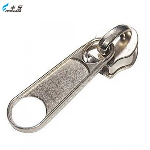 Factory wholesale zipper slider, 3# 5# Nickel slider