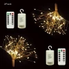 Fairy Firework 120 LED String Lights 8 Modes Dimmable with Remote Control Battery Powered Hanging Starburst Lights Wholesales