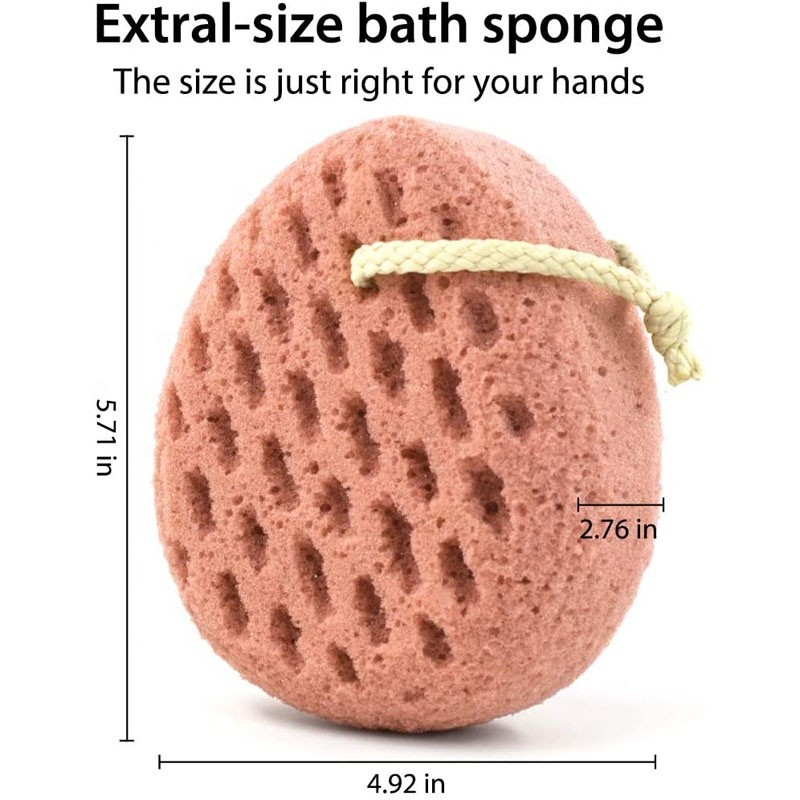 Fashion Body Scrubber Shower Pouf Cleaning Loofahs Scrub Exfoliating Bath Sponge