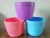 Import Fashion colors garden plastic flower pot from China