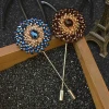 Fashion Daisy Flower Lapel Pins Beaded Floral Men Lapel Pins Crystal Men Brooch for Suits Handmade Rhinestone Brooch Pins