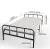 Import Fashion Healthy Metal Folding Guest Bed With Mattress Single Bed from China