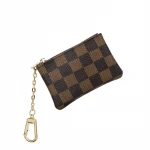 Fashion Hot Selling Small fresh girls short purse with zipper Keychain  Coin Purse