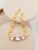 Import Fashion jewelry wholesale Round Zircon brass copper Bracelet charm bracelet 18k gold plated women bracelet from China