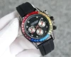Fashion Mens Luxury Sport Chronograph Fashion Watch Shock Resin Case Strap Quartz Watches
