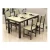 Import Fast Assembly Wood Dining Table With 4 Chairs Restaurant Dining Room Furniture from China