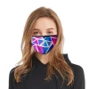 Fast delivery 16 existing rainbow designs maskes 3D print washable reusable poly/cotton gauze facemask fashion cloth maskes