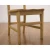Favorable price modern chestnut solid wood furniture adult dining chair