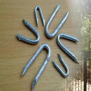 fence staples U type nails, barbed wire for poultry farming equipment