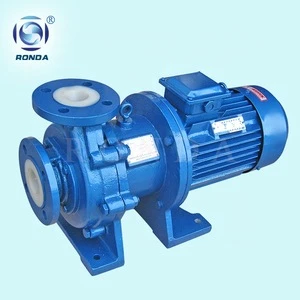 FEP Lined Centrifugal Magnetic Drive Pump For Sulfuric Acid Nitric Acid