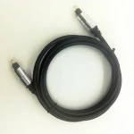 Fiber optic cable and Power lines composite Toslink Digital optical communication cable