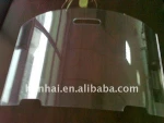 fireplace curve tempered glass with high quality