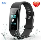 Fitness Tracker, Colorful Activity Tracker Smart Watch With Heart Rate Monitor, Pedometer Waterproof Sleep Monitor Step Counter