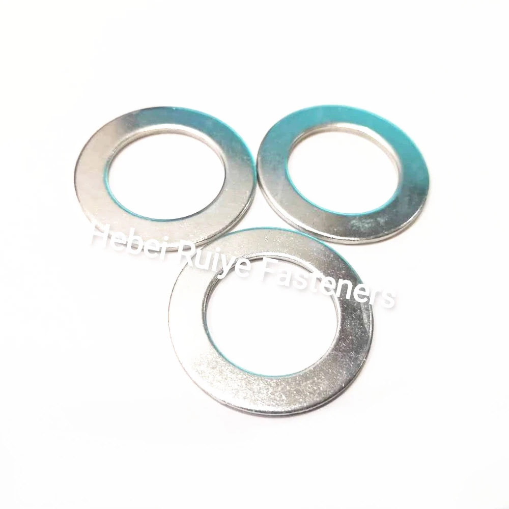 Flat Washer M20 20mm*30mm*1.5mm Natural/yellow/ Black DIN Zinc Plated ISO9001: 2008 CN;HEB Customized Size Ruiye Free