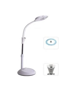 Floor Stand Adjustable Facial Examination LED Light Magnifier Lamp/Cool Light Magnifier LED