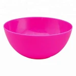 Food grade  colorful PP round fruit snack plastic bowl