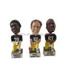 Footballer poly resin funny bobble head, 3D figurine