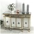 Import Foshan furniture silver four door living room side cabinet with drawer MDF modern cabinet from China