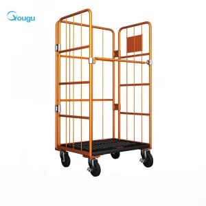foshan guangdong Factory price metal steel cage trolley