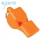 Import Free Sample Available Colored Football Flat Plastic Fox Referee Whistle from China